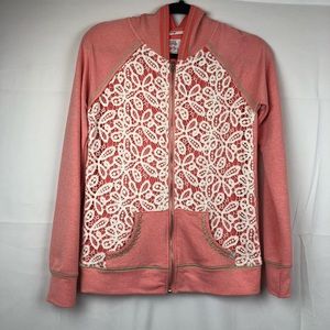 ♧BKE Lounge XS Jacket Peach with crochet